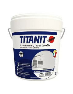 Titanit pintura plástica mate blanca