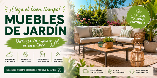 Da la bienvenida al buen tiempo con los muebles de jardín de Maxidecor