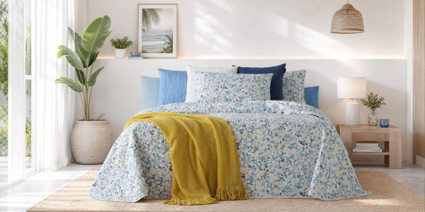 Colchas de verano Manterol: frescura, diseño y confort para vestir tu dormitorio