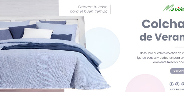 Colchas de cama para verano: frescura y estilo para tu dormitorio